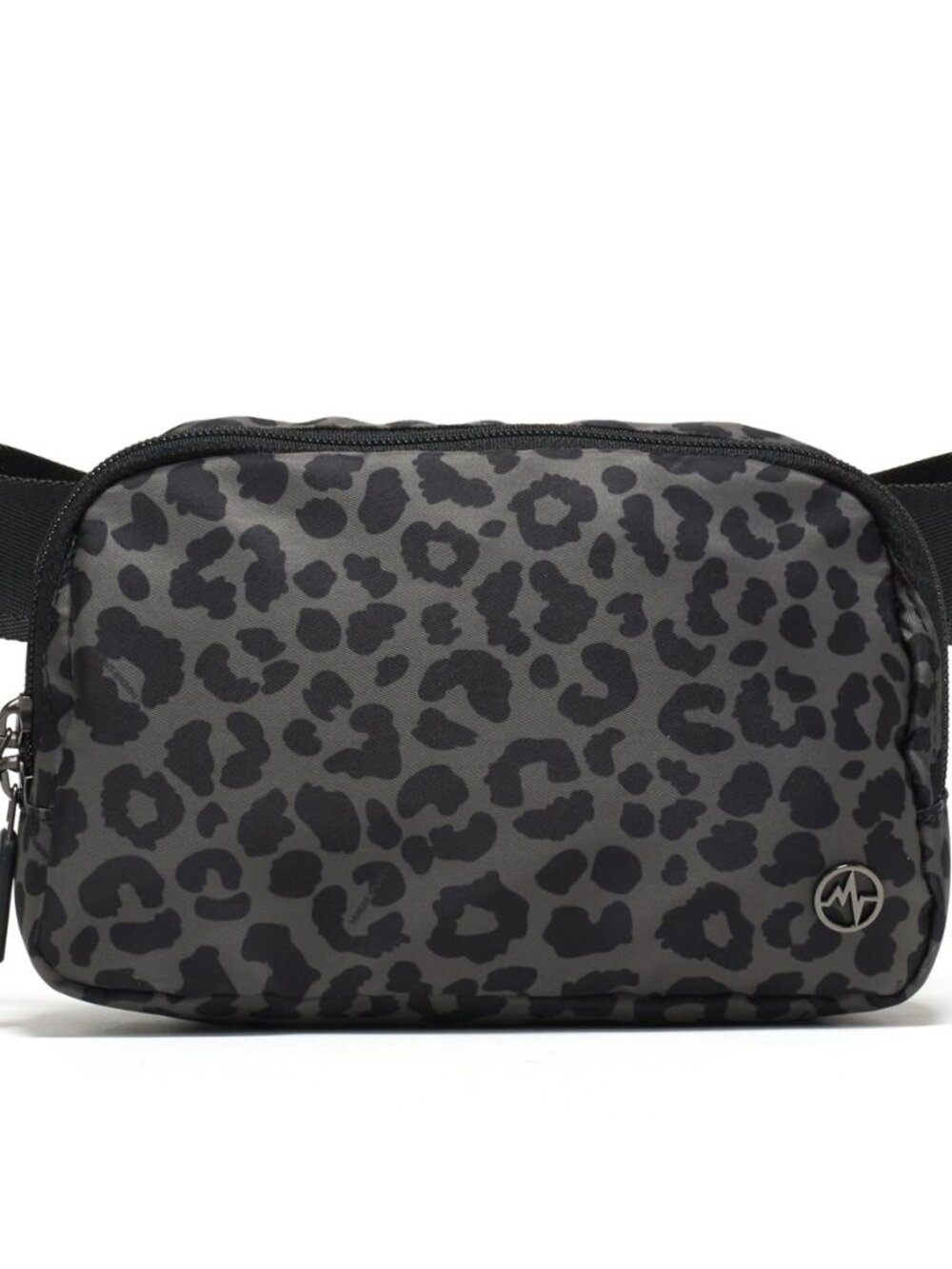 Nylon Fanny Pack for Women, Two-Way Zipper Crossbody Bag